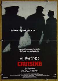 f200 CRUISING German 11x16 movie poster '80 gay Al Pacino, Sorvino