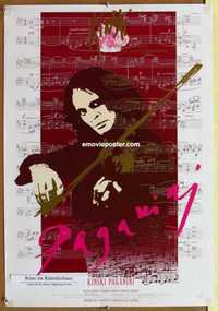 f209 KINSKI PAGANINI German movie poster '89 Klaus Kinski, Paganini
