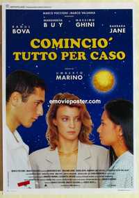 f322 IT ALL STARTED BY CHANCE Italian one-sheet movie poster '93 Marino