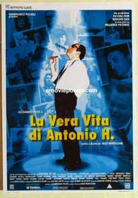 f323 TRUE LIFE OF ANTONIO H Italian one-sheet movie poster '94 Haber