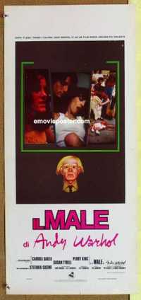 f340 BAD Italian locandina movie poster '77 Andy Warhol, Carroll Baker