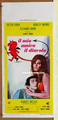 f342 BEDAZZLED Italian locandina movie poster '68 sexy Raquel Welch!