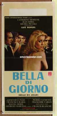 f343 BELLE DE JOUR Italian locandina movie poster '68 sexy Deneuve!