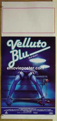 f348 BLUE VELVET Italian locandina movie poster 86 Lynch, wild image!