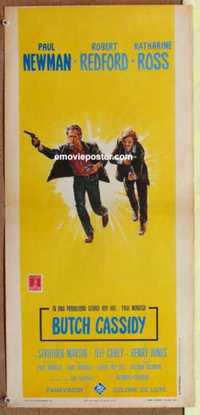 f352 BUTCH CASSIDY & THE SUNDANCE KID Italian locandina movie poster '69