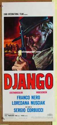 f362 DJANGO Italian locandina movie poster R1970s Sergio Corbucci, Nero