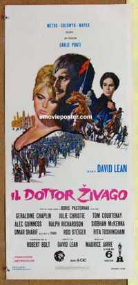 f363 DOCTOR ZHIVAGO Italian locandina movie poster R70s David Lean