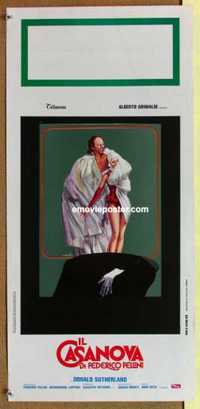 f373 FELLINI'S CASANOVA Italian locandina movie poster '76 sexy art!