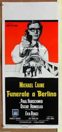 f378 FUNERAL IN BERLIN Italian locandina movie poster '67 Caine