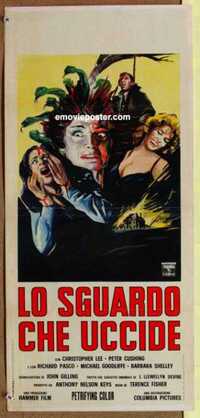 f383 GORGON Italian locandina movie poster '64 Cushing, Hammer horror!