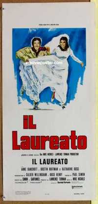 f384 GRADUATE Italian locandina movie poster R72 Dustin Hoffman, Anne Bancroft