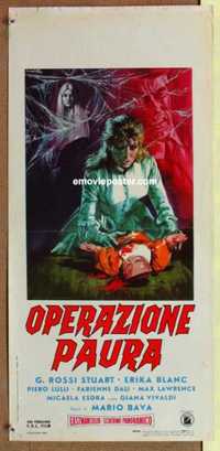 f395 KILL BABY KILL Italian locandina movie poster '69 Mario Bava