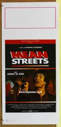 f410 MEAN STREETS Italian locandina movie poster R80s Robert De Niro