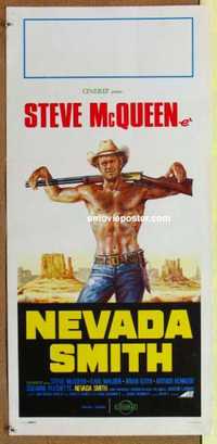 f419 NEVADA SMITH Italian locandina movie poster R70s Steve McQueen