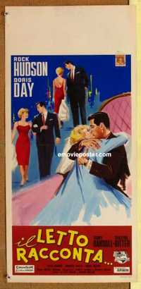 f425 PILLOW TALK Italian locandina movie poster '59 Hudson, Doris Day