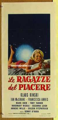 f427 PLEASURE GIRLS Italian locandina movie poster '65 Francesca Annis
