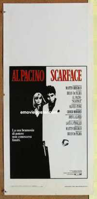 f431 SCARFACE Italian locandina movie poster '83 Pacino, De Palma
