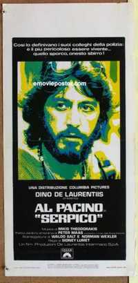 f432 SERPICO Italian locandina movie poster '74 Al Pacino classic!