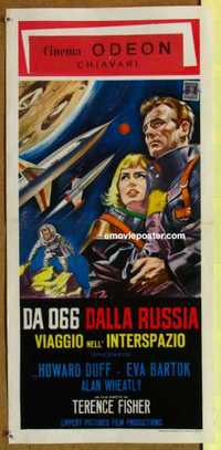 f437 SPACEWAYS Italian locandina movie poster R60s Hammer sci-fi, Duff
