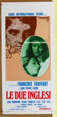 f452 TWO ENGLISH GIRLS Italian locandina movie poster '71 Truffaut