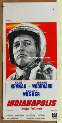 f455 WINNING Italian locandina movie poster '69 Newman, car racing!