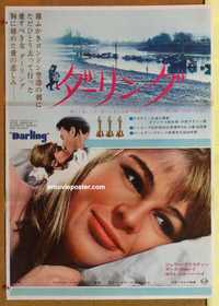 f517 DARLING Japanese movie poster '64 great Julie Christie close up!
