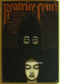 f225 CONSPIRACY OF TORTURE Polish movie poster '73 Fulci, Gorka art!