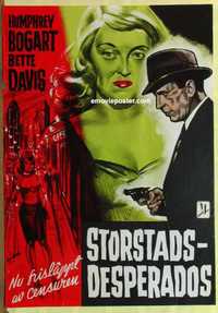 f300 MARKED WOMAN Swedish movie poster R64 Bette Davis, Bogart