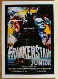 f130 YOUNG FRANKENSTEIN Yugoslavian movie poster '74 Brooks, Wilder