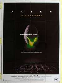 g368 ALIEN French 1p R89 Ridley Scott outer space sci-fi monster classic, cool hatching egg image!