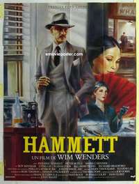 g379 HAMMETT French one-panel movie poster '82 Frederic Forrest, Wim Wenders