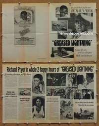 g324 GREASED LIGHTNING movie herald '77 Richard Pryor