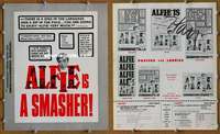 h027 ALFIE movie pressbook '66 Michael Caine, Millicent Martin