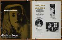 h067 BELLE DE JOUR movie pressbook '68 sexy Catherine Deneuve!
