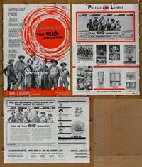 h078 BIG COUNTRY movie pressbook '58 Gregory Peck, Charlton Heston