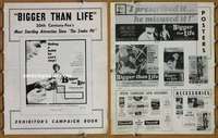 h080 BIGGER THAN LIFE movie pressbook '56 Nicholas Ray, drugs!