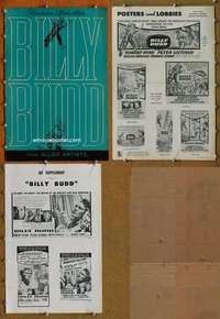 h081 BILLY BUDD movie pressbook '62 Terence Stamp, Robert Ryan