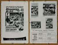 h095 BOMBERS B-52 movie pressbook '57 Natalie Wood, Karl Malden