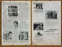 h096 BONNIE & CLYDE movie pressbook '67 Warren Beatty, Faye Dunaway