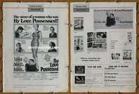 h112 BY LOVE POSSESSED movie pressbook '61 Lana Turner, Zimbalist