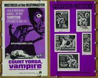 h153 COUNT YORGA VAMPIRE movie pressbook '70 Robert Quarry, AIP