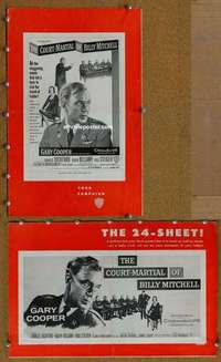 h156 COURT-MARTIAL OF BILLY MITCHELL movie pressbook '56 Gary Cooper