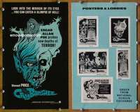 h163 CRY OF THE BANSHEE movie pressbook '70 Vincent Price, Poe