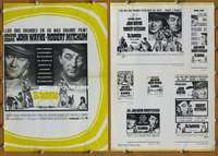 h236 EL DORADO Mexican movie pressbook '66 John Wayne, Robert Mitchum