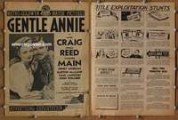 h290 GENTLE ANNIE movie pressbook '45 Donna Reed, James Craig, Main