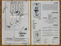 h292 GEORGY GIRL movie pressbook '66 Lynn Redgrave, James Mason