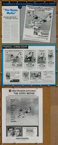 h328 GYPSY MOTHS movie pressbook '69 Burt Lancaster, Frankenheimer