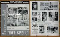 h375 HOT SPELL movie pressbook '58 Shirley Booth, Anthony Quinn