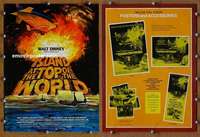 h407 ISLAND AT THE TOP OF THE WORLD movie pressbook '74 Disney