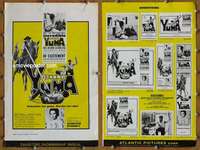h418 JOHNNY YUMA movie pressbook '67 blood curdling adventure!